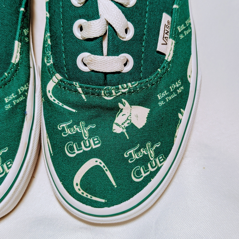 VANS x TURF CLUB Green Shoes EUC - Picture 2 of 16